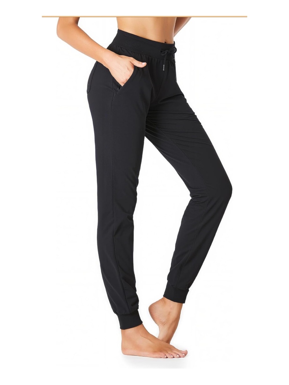 SEVEGO Women's Lightweight Cotton Fitted Joggers Sweatpants 32 Inseam - Lg NIP